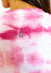 Tie-Dye Sunset Boyfriend Fleece Sweatshirt – Fuchsia